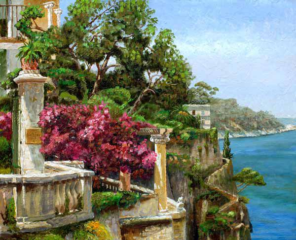 Serene Sorrento, 2006 (oil on board) 