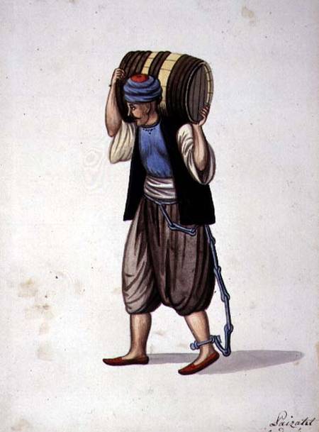 Prisoner in Chains, Ottoman period od Turkish School