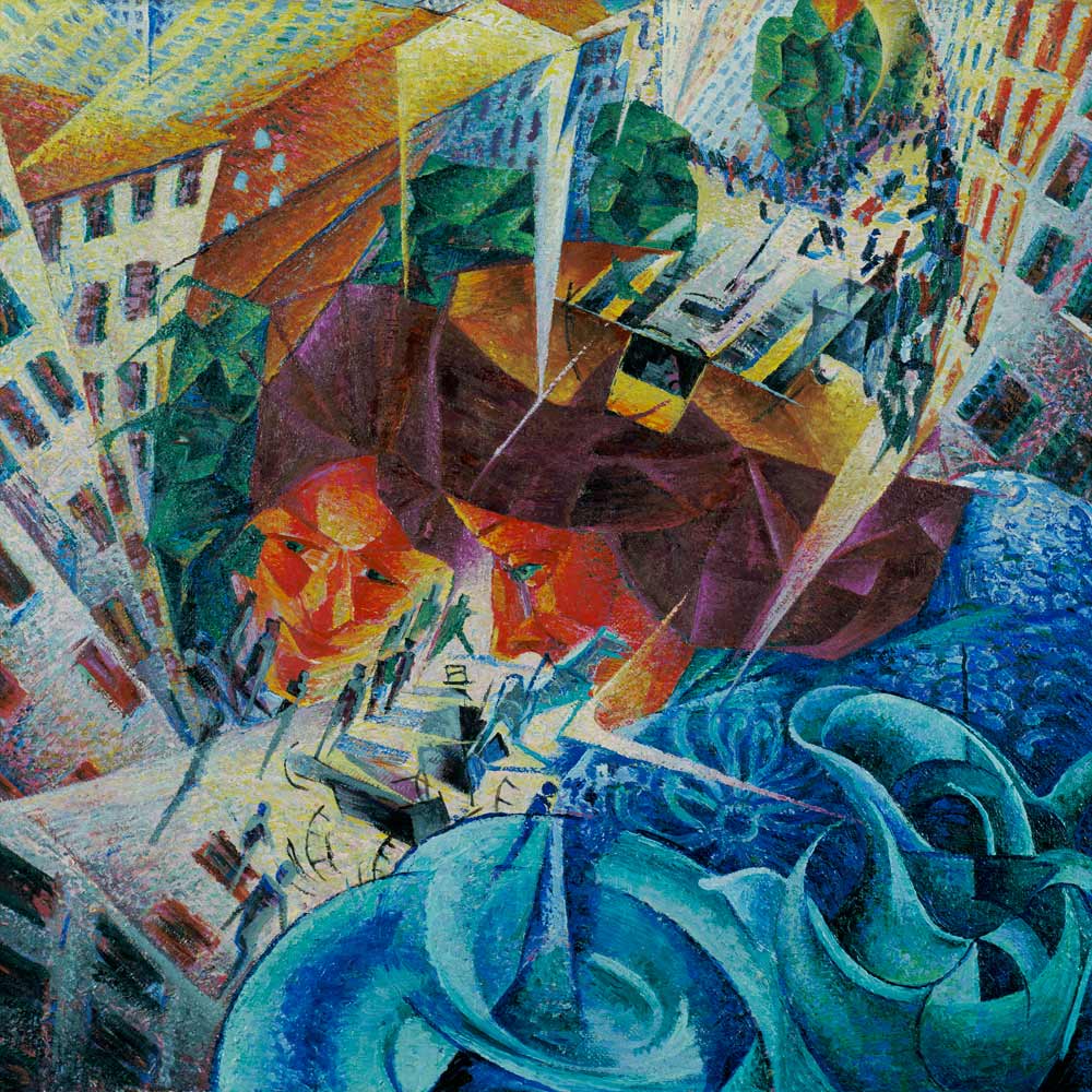 Simultaneous vision od Umberto Boccioni