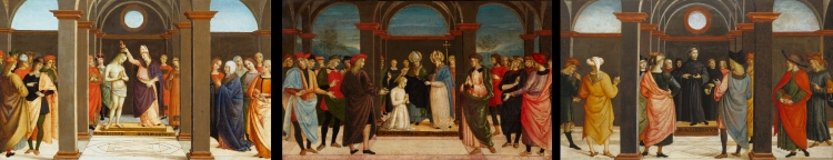 Scenes from the Life of Saint Augustine od Umbrischer Meister um 1500