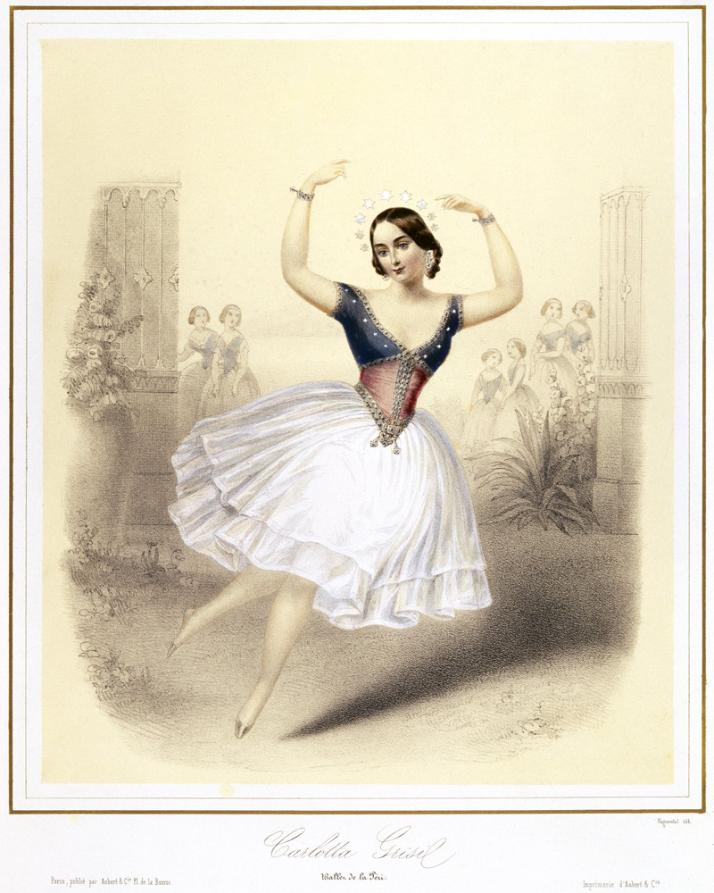 Carlotta Grisi as Giselle od Unbekannter Künstler