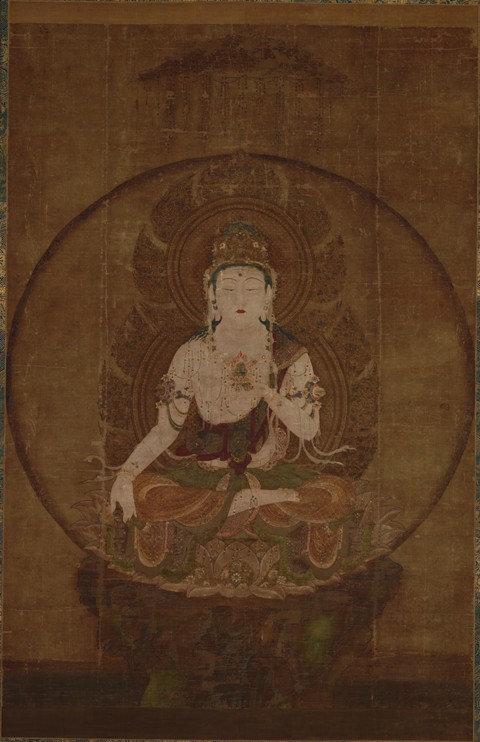 The Bodhisattva Akasagarbha (Kokuzo Bosatsu) od Unbekannter Künstler