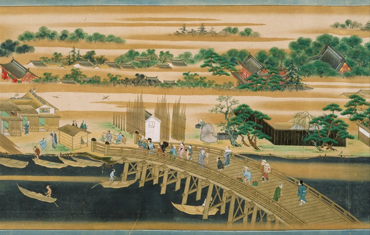 Famous Sites of the Sumida River od Unbekannter Künstler