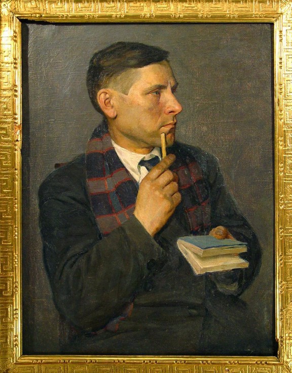 The author Michail Bulgakov (1891-1940) od Unbekannter Künstler