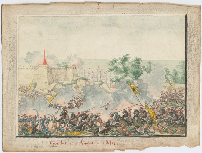 The Capture of the Anapa fortress on June 23, 1828 od Unbekannter Künstler
