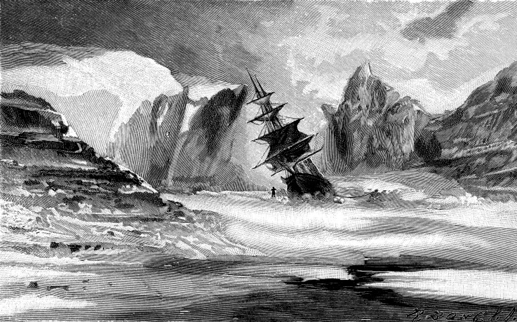 The Kane Expedition in the Ice of Smith Sound od Unbekannter Künstler