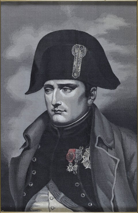 Silk Weaving Portrait of Emperor Napoléon I Bonaparte (1769-1821) od Unbekannter Künstler