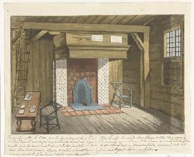 Interior of the Czar Peter House in Zaandam, 1697