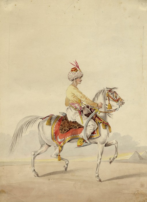 Mamluk on horseback od Unbekannter Künstler