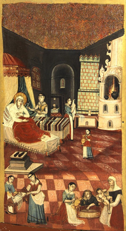 The Nativity of the Virgin od Unbekannter Künstler