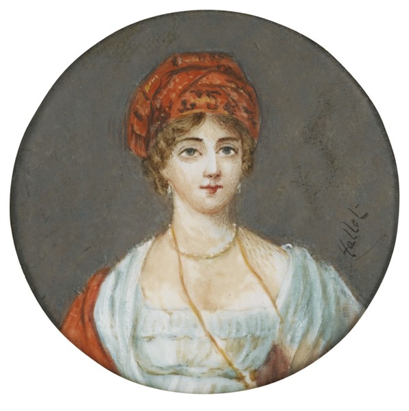 Portrait of the Italian singer Angelika Catalani (1780-1849) od Unbekannter Künstler