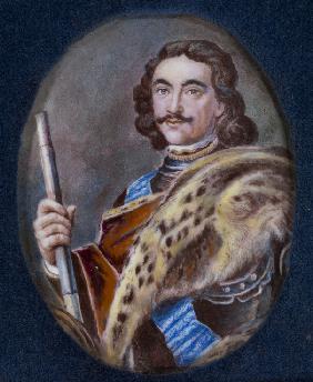 Portrait of Emperor Peter I the Great (1672-1725)