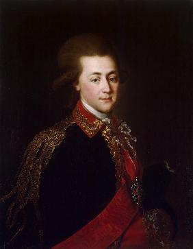 Portrait of the palace-aide-de-camp Alexander Lanskoy, the Catherine II' favorite