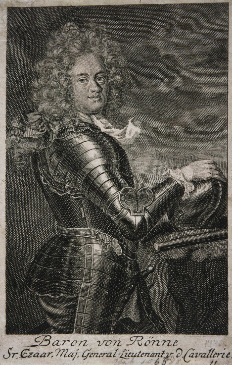 Portrait of Baron Carl Ewald von Roenne (1663–1716) od Unbekannter Künstler