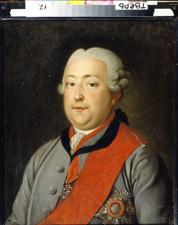 Portrait of the poet Yury Neledinsky-Meletsky (1751-1828) od Unbekannter Künstler