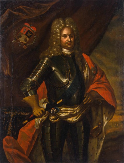 Portrait of Prince Anikita Ivanovich Repnin (1668-1726) od Unbekannter Künstler
