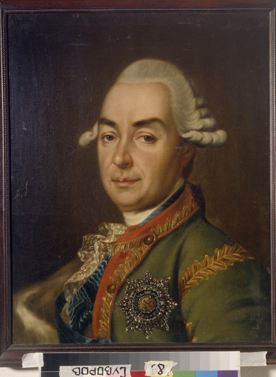 Portrait of Count Alexei Grigorievich Razumovsky (1709-1771) od Unbekannter Künstler