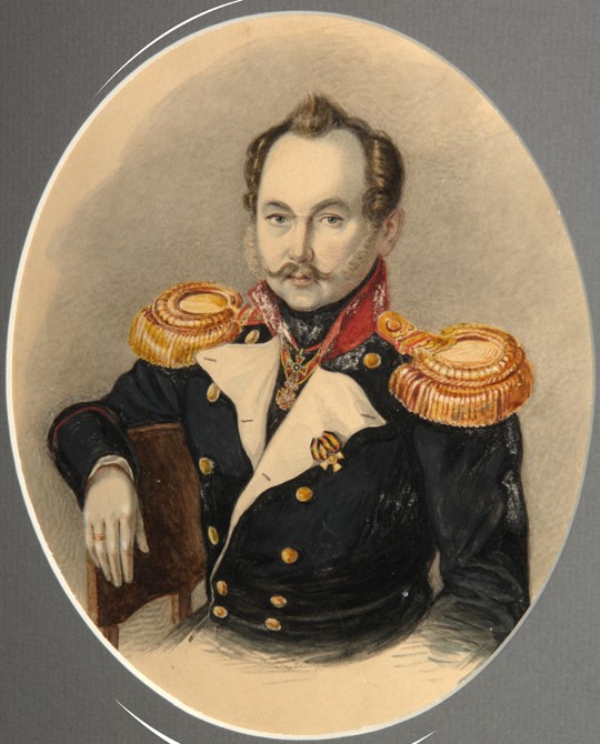 Portrait of Grigory Maximovich Rehbinder od Unbekannter Künstler