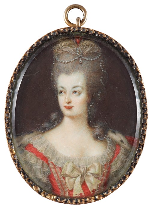 Portrait of Queen Marie Antoinette of France (1755-1793) od Unbekannter Künstler