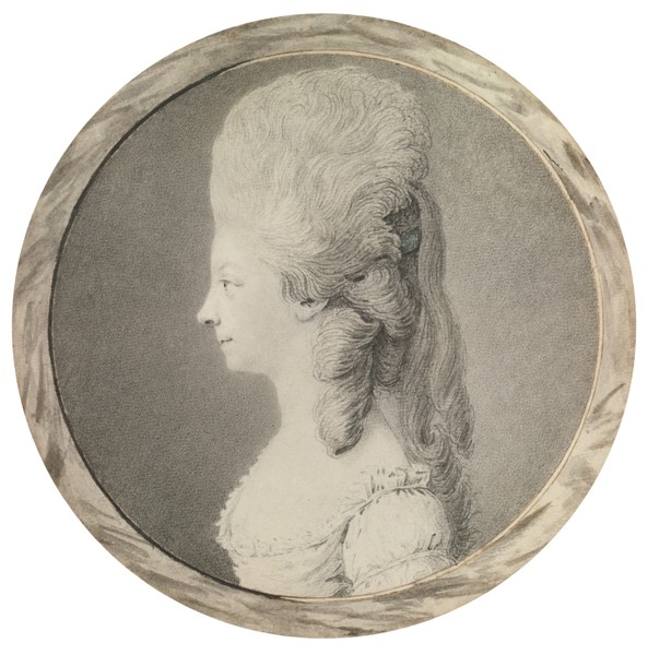 Portrait of Marie Louise of Savoy (1749-1792), Princess of Lamballe od Unbekannter Künstler