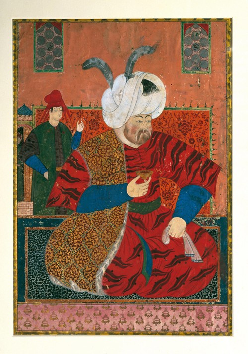 Portrait of Selim II (1524-1574), Sultan of the Ottoman Empire od Unbekannter Künstler