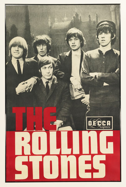 The Rolling Stones. Poster for the Paris Olympia od Unbekannter Künstler