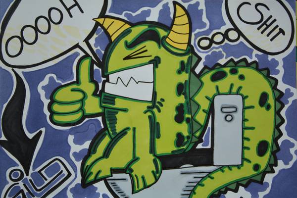 Graffiti Dragon od Vadim Gild