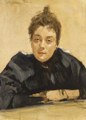 Portrait of the artist Maria Yakunchikova-Weber (1870-1902)