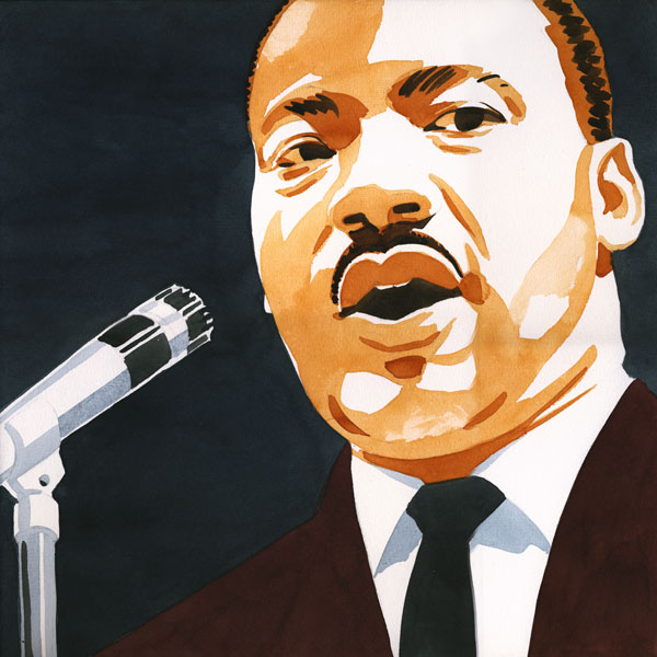 Martin Luther King od Pavel van Golod