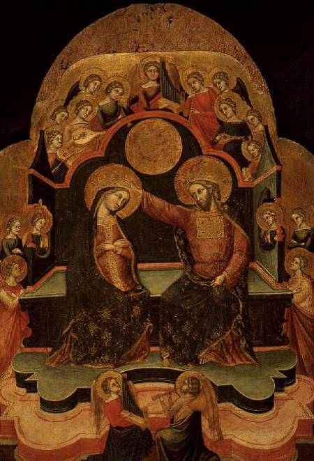 The Coronation of the Virgin (panel) od Veneziano Stefano