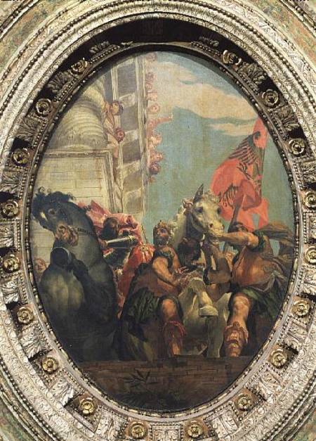 The Triumph of Mordecai od Veronese, Paolo (eigentl. Paolo Caliari)