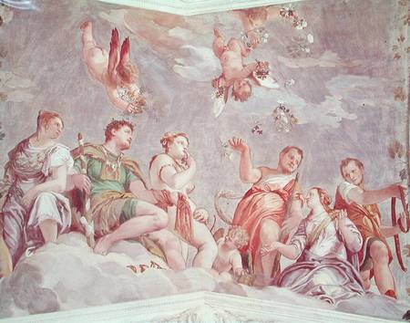 The Court of Love or, The Conjugal Virtues od Veronese, Paolo (eigentl. Paolo Caliari)