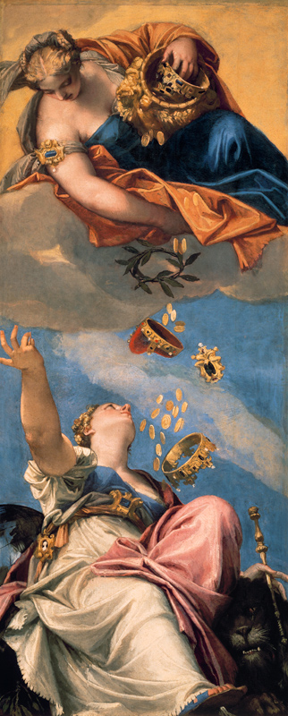 Venice Receives from Juno the Doge's Hat od Veronese, Paolo (eigentl. Paolo Caliari)