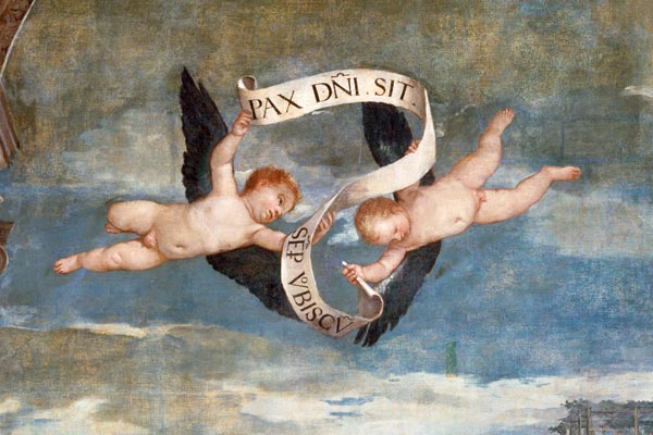 P.Veronese / Angel with Banner / Ptg. od Veronese, Paolo (eigentl. Paolo Caliari)