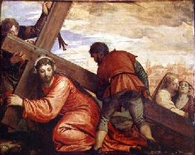 Christ Sinking under the Weight of the Cross