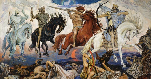 The Four Horsemen of the Apocalypse od Victor Mikhailovich Vasnetsov