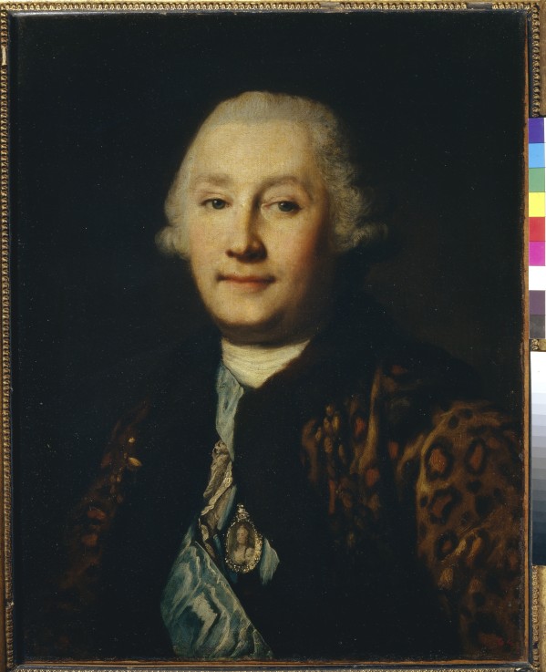 Portrait of count Grigory Grigoryevich Orlov (1734-1783) od Vigilius Erichsen