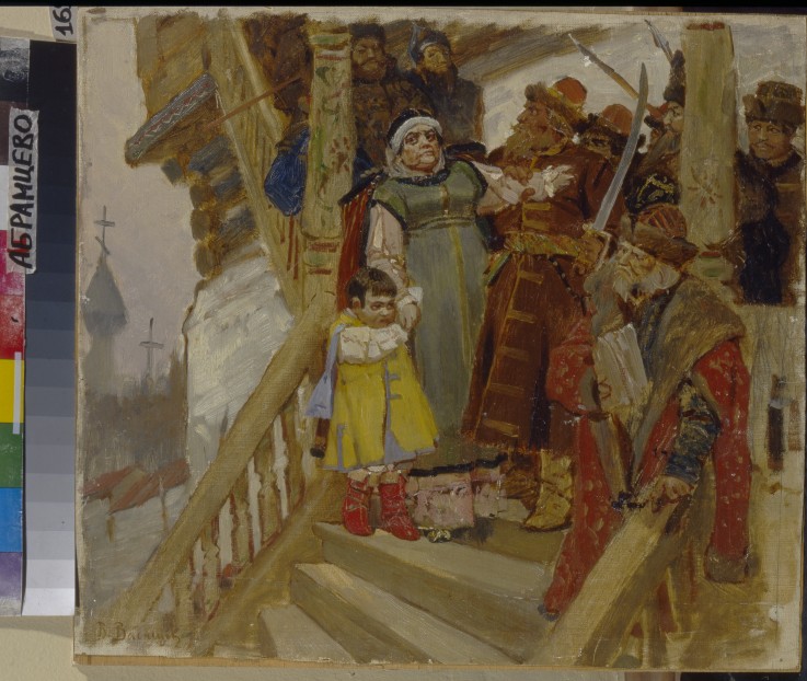 The Arrest of Marfa Boretskaya in Novgorod on 1478 od Viktor Michailowitsch Wasnezow