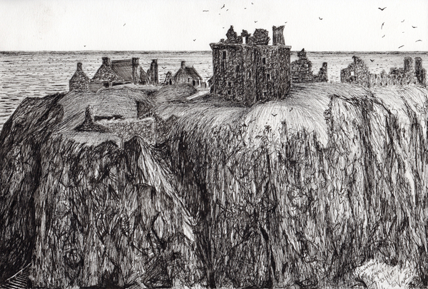 Dunottar Castle od Vincent Alexander Booth