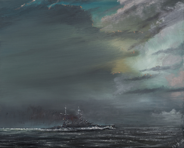 HMS Hood 1941 od Vincent Alexander Booth