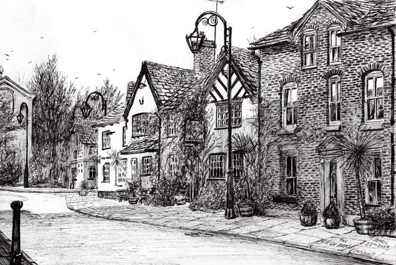 Leigh Arms Prestbury od Vincent Alexander Booth