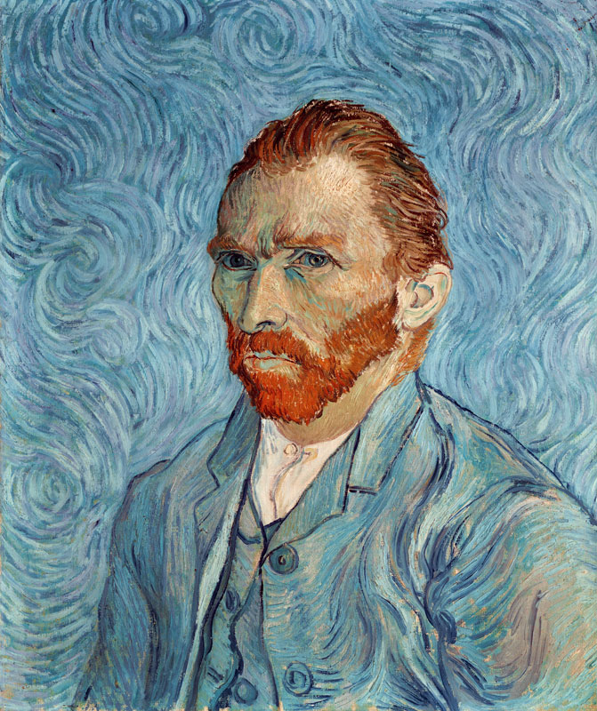 Vincent van Gogh, autoportrét 1889/90 od Vincent van Gogh