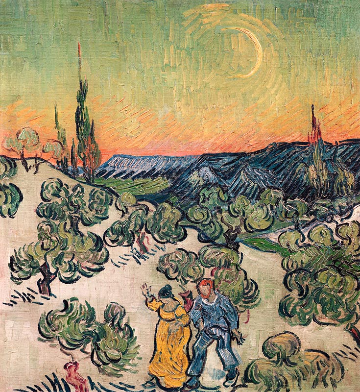 Moonlit Landscape od Vincent van Gogh