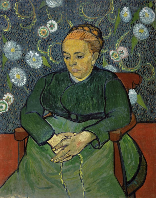 Portrait of Madame Roulin (La Berceuse) od Vincent van Gogh