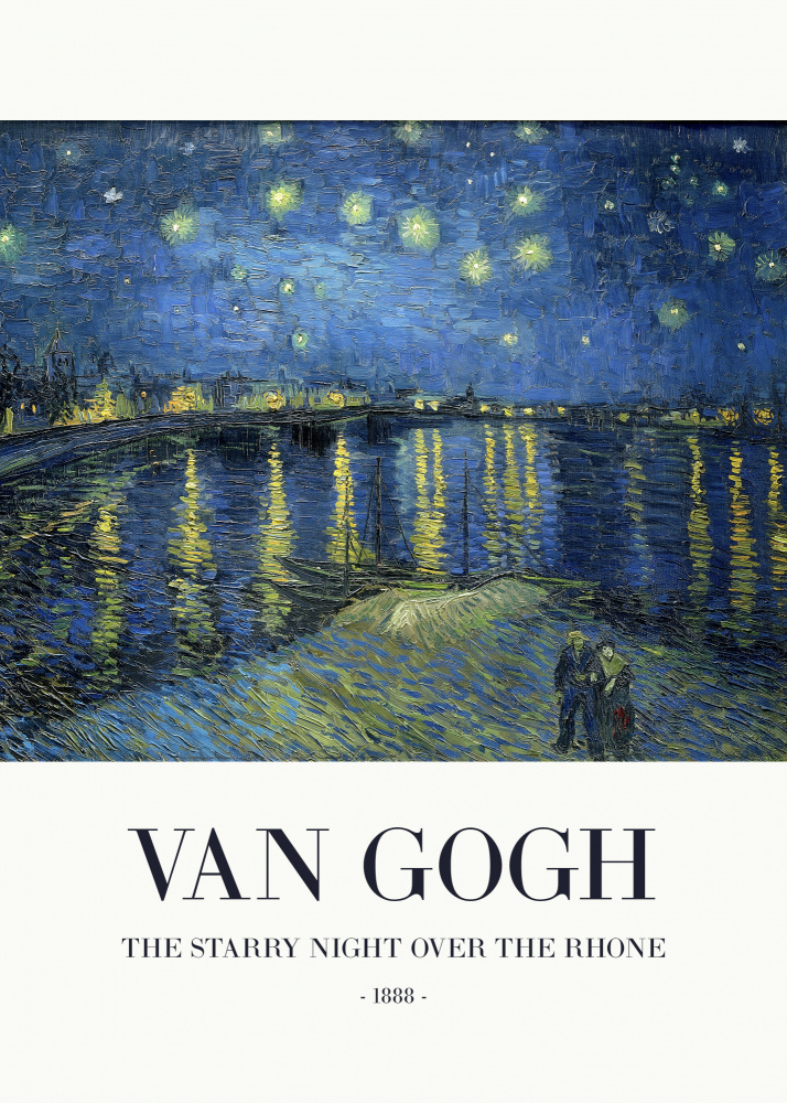 The Starry Night Over The Rhone od Vincent van Gogh