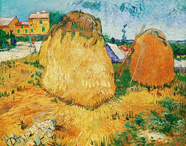 Barn in the Provence - Vincent van Gogh jako tisk anebo olejomalba