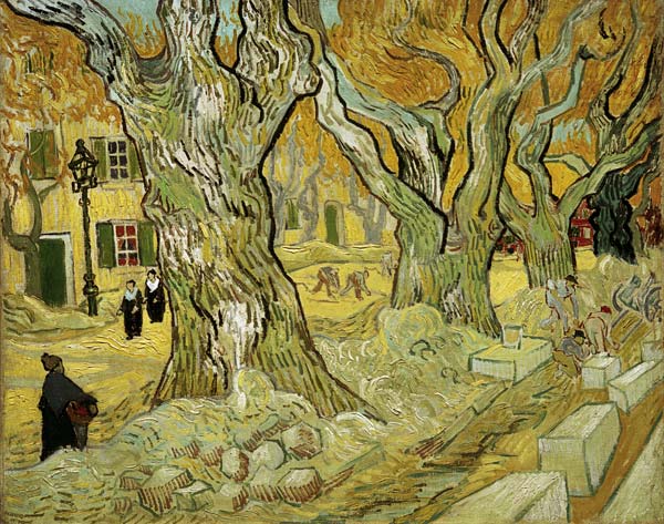 The Road Menders od Vincent van Gogh