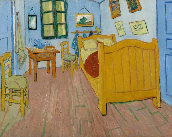 Van Gogh / The bedroom / October 1888 od Vincent van Gogh