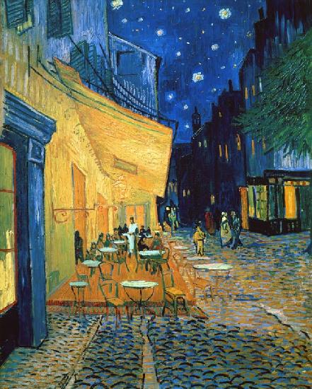 Terasa kavárny v noci - Vincent van Gogh