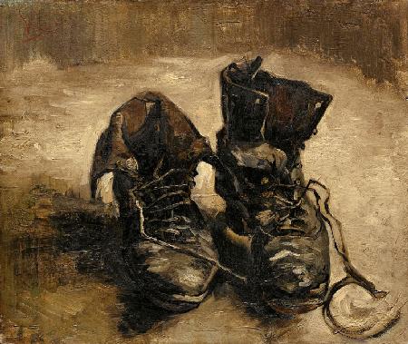 Shoes with shoelaces 1886
